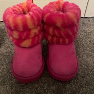 youth ugg zebra print boots